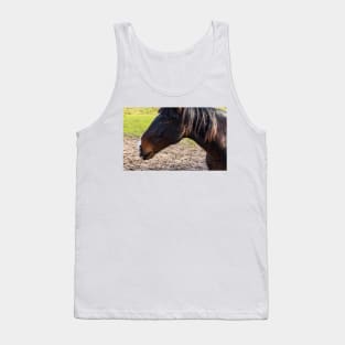 Portrait of a beautiful horse Tank Top